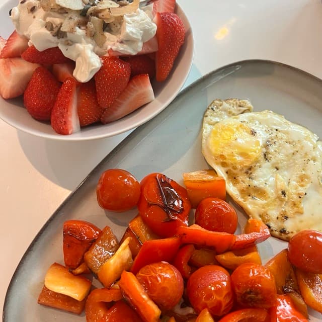Quick Veggie and Egg Stir-Fry